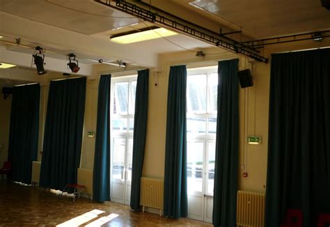 Curtains and blinds for schools, manually controlled or electrically ...