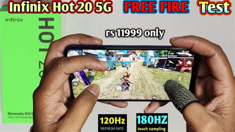 Infinix Hot G Free Fire Gameplay Heating Battery Drain Test Infinix Hot FF Gameplay