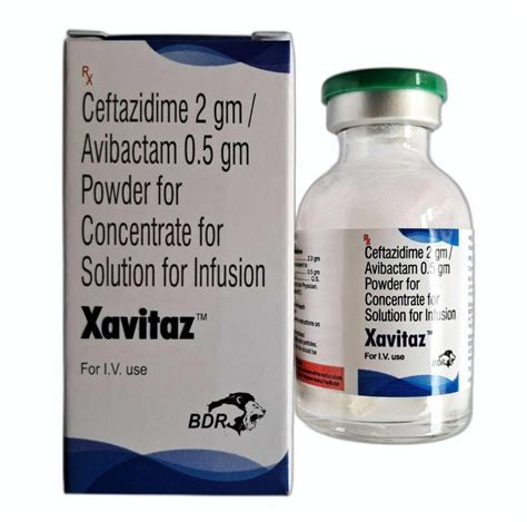 Xavitaz Gm Ceftazidime Avibactam Injection Mg At Rs Vial