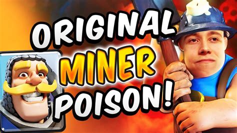 DESTROYING LEVEL 13's! Original Miner Poison Deck — Clash Royale - YouTube