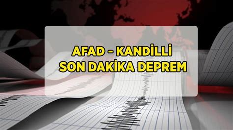 Deprem Son Dak Ka Afad Kand Ll Son Depremler Mart Az Nce Deprem