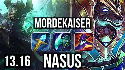 Mordekaiser Vs Nasus Top 8 Solo Kills Rank 7 Morde Godlike Na