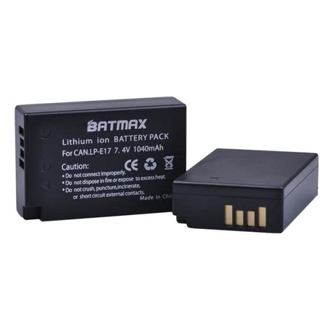 Batmax X Lp E Lpe Lp E Batterie Chargeur Double Usb Pour Canon