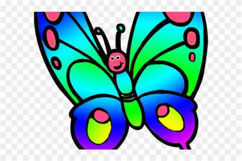 clip art rainbow butterfly | Rainbow butterfly, Butterfly clip art ...