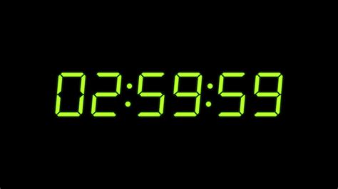 hour countdown timer digital green display  focus  relaxation