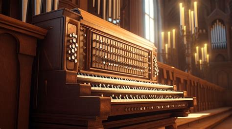 Premium AI Image | Church Organ and Musical Instruments