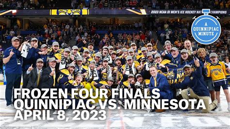 2023 Frozen Four Finals Highlights Quinnipiac Vs Minnesota Youtube