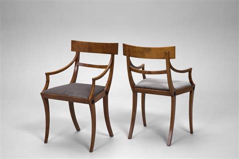 Folke Bensow Pair Of Neoclassical Chairs Jackson Design