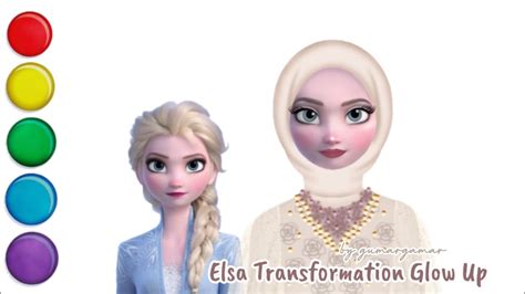 Elsa Frozen Glow Up Transformation Dress Up In Eid Outfit Edit On Ibis