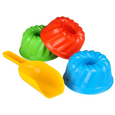 Schep met 3 Zandvormen | Schep, Zandbak, Vorm