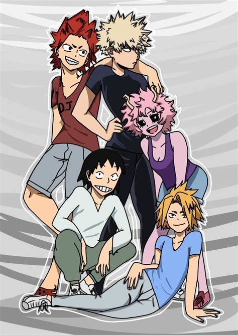 Cute Bakusquad Fan Art My Hero Academia