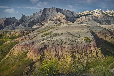 Butte formation in Badlands National Park Photograph by Randall Nyhof ...