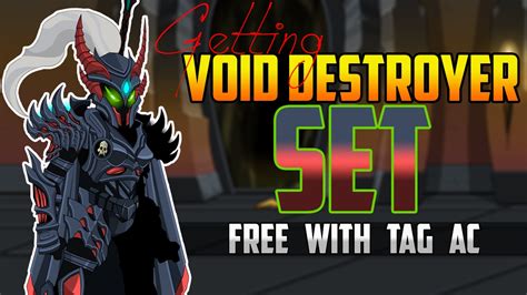 Aqw Void Destroyer Diamond Quest Full Set Free Youtube