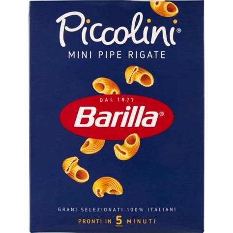 Barillai Piccolini Mini Pipe Rigate Pasta Secca Gr Cicalia