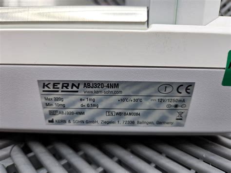 Kern Abj Nm Analytical Balance G X G Precision Balance Ebay