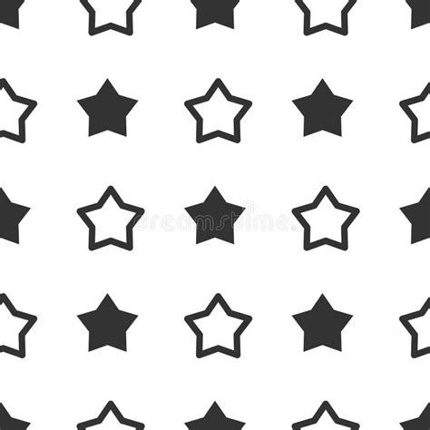 Seamless Star Pattern Stock Vector Illustration Of Simple 118278646