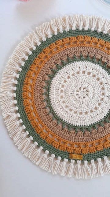 Pin by talina on كروشيه صوف in 2024 Crochet placemat patterns