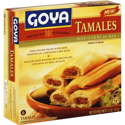 Goya Beef Tamales Hispanic Foodtown