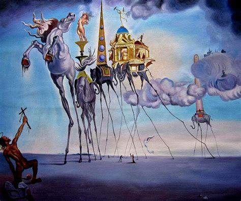 Salvador Dali 1904 1989 Original Painting Painting By Ouyahya Rays Fine Art America