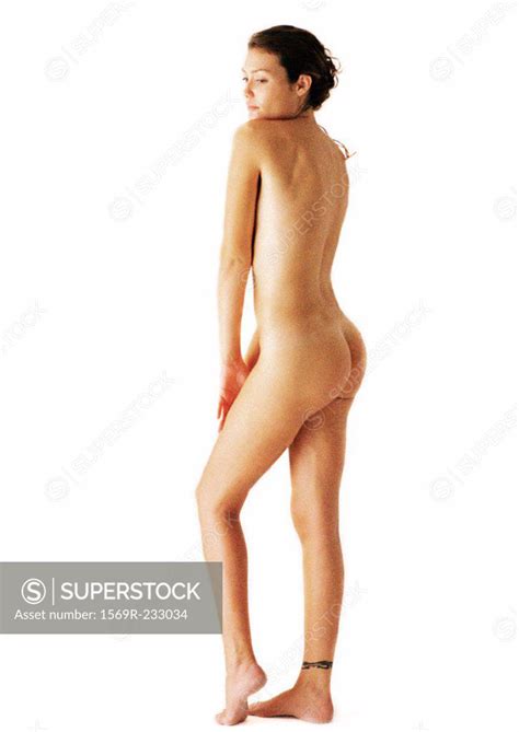 Nude Woman Standing Side View SuperStock