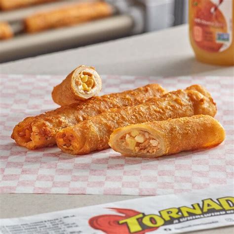 Tornados Egg, Bacon, Cheese, & Salsa Breakfast Taquito 3 oz. - 24/Case ...