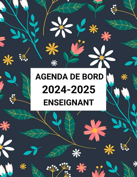 Amazon Fr Agenda De Bord Enseignant 2024 2025 Carnet De Bord Pour