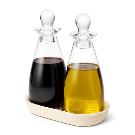 Aerin Shagreen Glass Oil Vinegar Cruet Set Wayfair