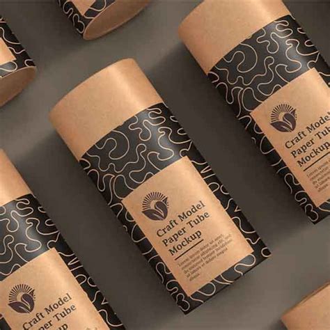 Customized Biodegradable Round Paper Food Grade Tubes Coffee Cardboard Kraft Tube Paper