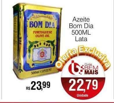 Azeite Bom Dia Lata Oferta Na Supermercado Bem Barato