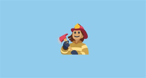 Woman Firefighter Medium Skin Tone Emoji On Facebook 2 2 1