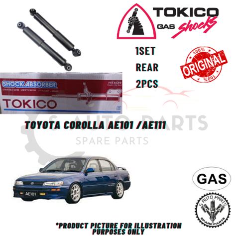 Toyota Corolla Ae Ae Rear Original Brand Tokico Tkc Shock