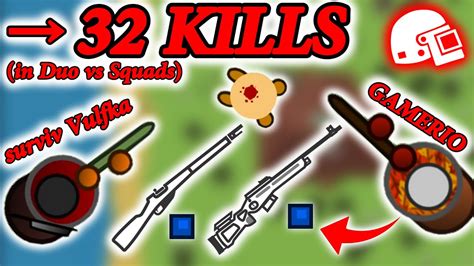 32 KILLS IN DUO VS SQUADS WITH SURVIV VULFKA SURVIV IO YouTube