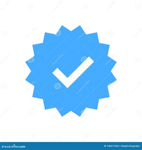 Icono Aprobado Verificación Del Perfil Acepte La Insignia Icono De La