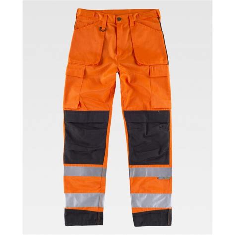 Pantalone Da Lavoro Multitasche Combinato Alta Visibilit C Workteam