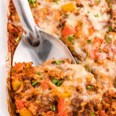 The Best Easy Stuffed Pepper Casserole Recipe Simply Stacie