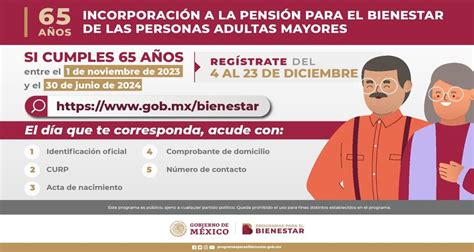 Registro a la pensión Adultos Mayores en enero de 2024 Apoyos