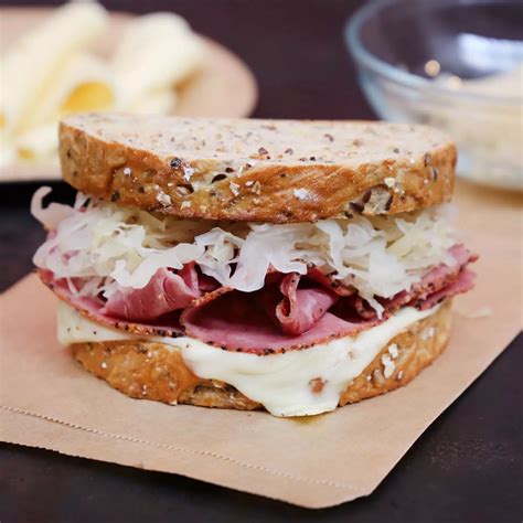 Reuben Sandwich With Allied Mills Seeds Grains Pane Di Casa Recipe