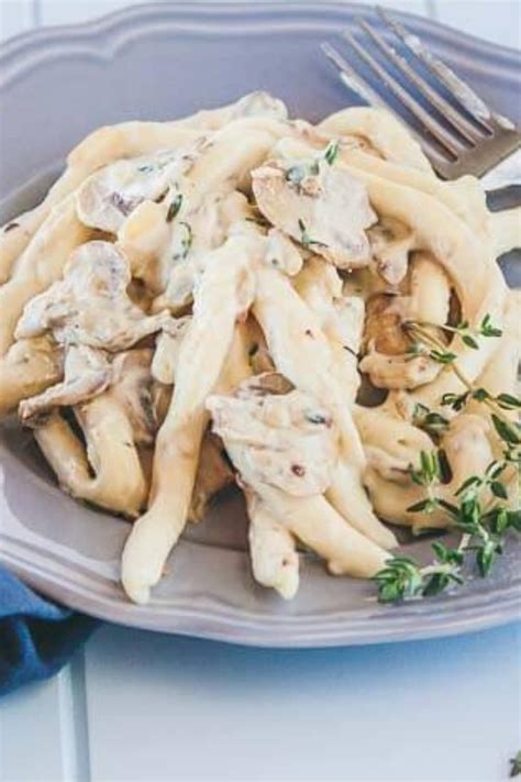 Creamy Vegan Mushroom Alfredo Vegan Dairy Free Delicious Everyday