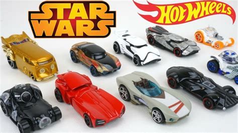 Hot Wheels Star Wars Autos Darth Vader Princess Leia Set Cuotas sin interés