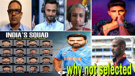 Why Not Selected Shikhar Dhawan 💔 India Squad For Asia Cup Cricket