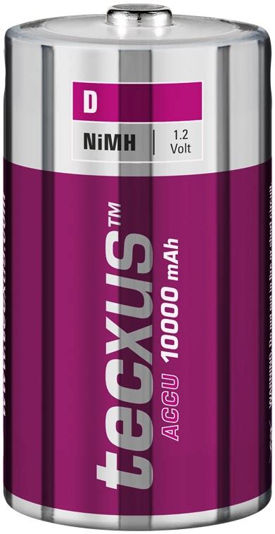 Tecxus D Mono Hr Mah Batterie Nickel Metal Hydride Nimh