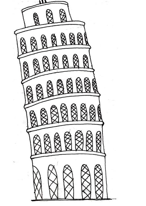 Famous Italy Landmarks Coloring Pages Coloring Pages