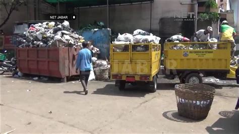 NET JABAR SAMPAH MENUMPUK DI SEJUMLAH TPS SEMENTARA AKIBAT