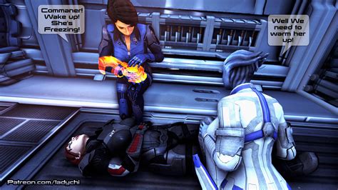 Post 4242166 Asari Ashley Williams Commander Shepard Femshep Ladychi