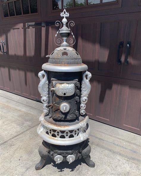 Old Pot Belly Stoves Antique Ornate Pot Belly Parlor Stoves