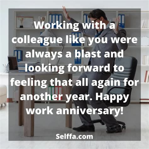 132 Happy Work Anniversary Quotes - SELFFA