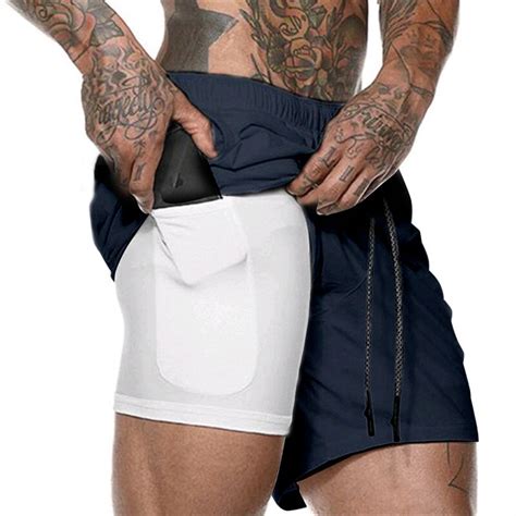 Mens Ultra Dual Layer Shorts Fitness Engineering