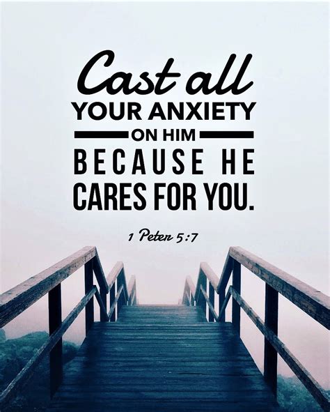 The Living... — 1 Peter 5:7 (NIV) - Cast all your anxiety on Him...