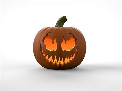 Venom Jack O Lantern Pumpkin 3D model 3D printable | CGTrader