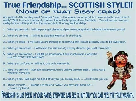 True Friendship Scottish Style True Friendship Friendship Poems